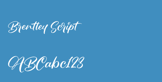 Brentley Script