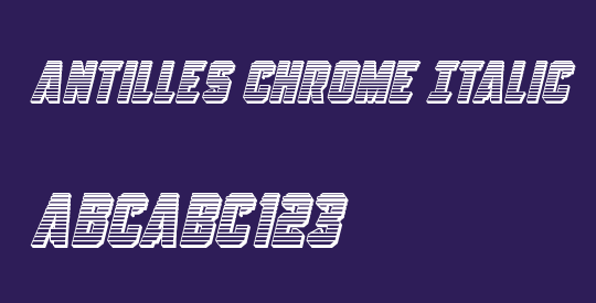Antilles Chrome Italic