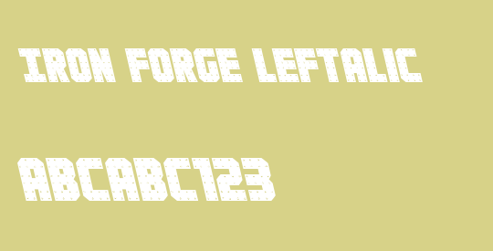 Iron Forge Leftalic