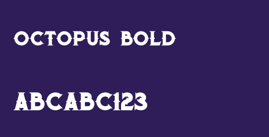 Octopus Bold