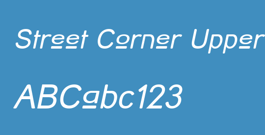 Street Corner Upper Oblique