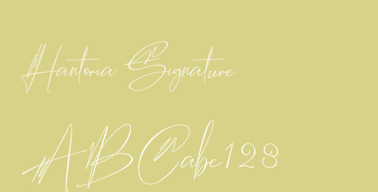 Hantoria Signature