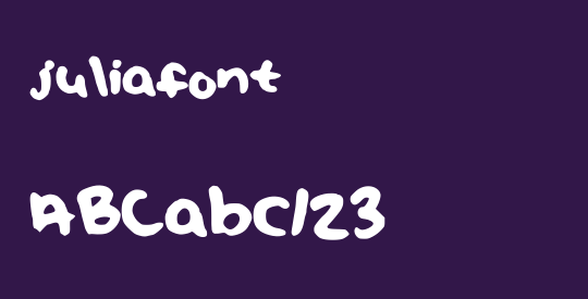 juliafont