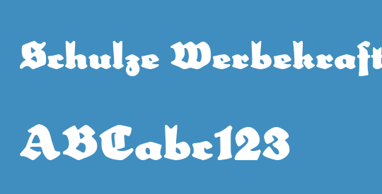 Schulze Werbekraft