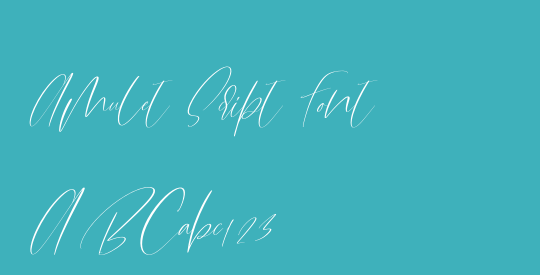 Amulet Script Font