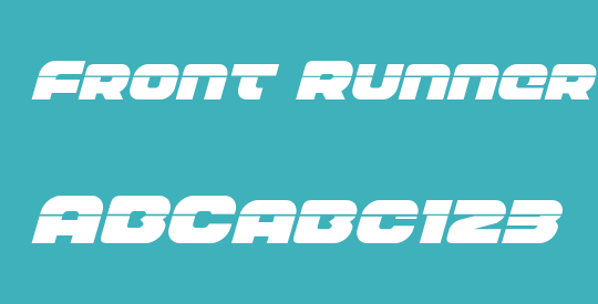 Front Runner Laser Italic