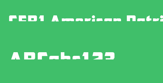 CFB1 American Patriot SPANGLE 2