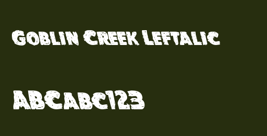 Goblin Creek Leftalic