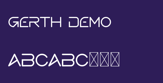 Gerth Demo