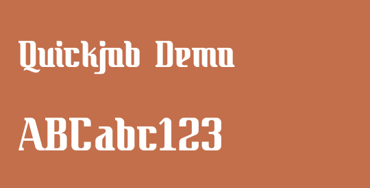 Quickjob Demo