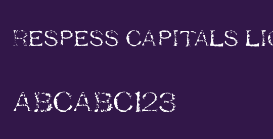 Respess Capitals Light