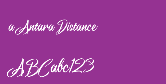 a Antara Distance