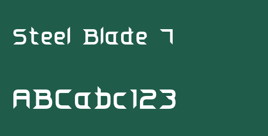 Steel Blade 7