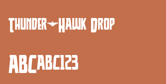Thunder-Hawk Drop