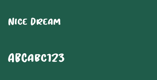 Nice Dream