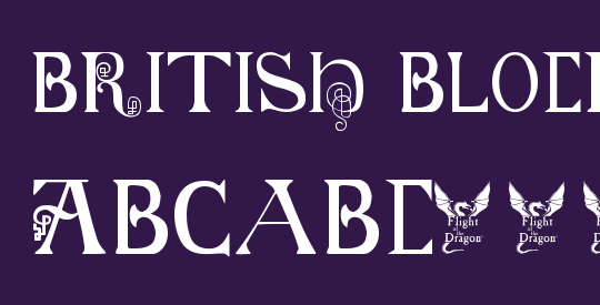 British Block Flourish, 10th c.
