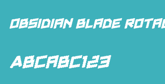 Obsidian Blade Rotalic