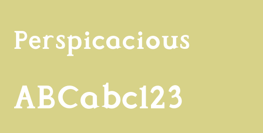 Perspicacious