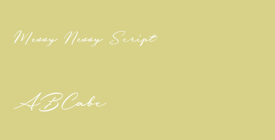 Messy Nessy Script 1