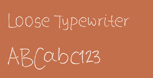 Loose Typewriter