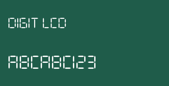 DIGIT LCD