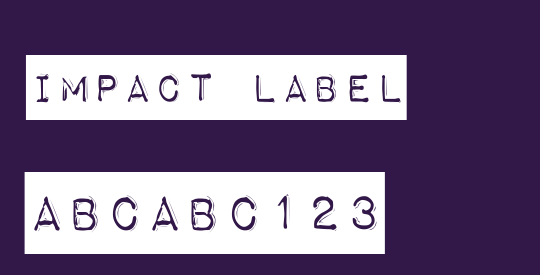 Impact Label