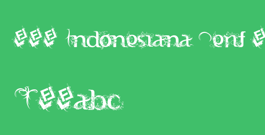 FTF Indonesiana Serif Hijauwana