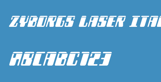 Zyborgs Laser Italic