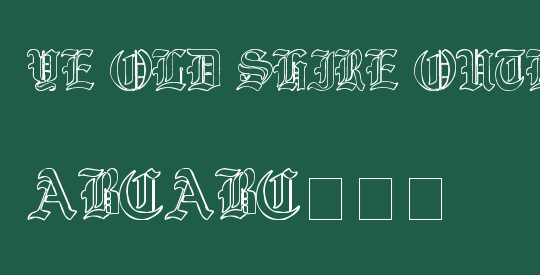 Ye Old Shire Outline