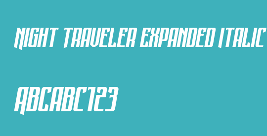 Night Traveler Expanded Italic