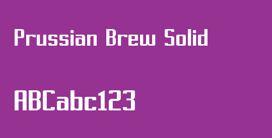 Prussian Brew Solid