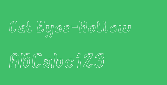 Cat Eyes-Hollow