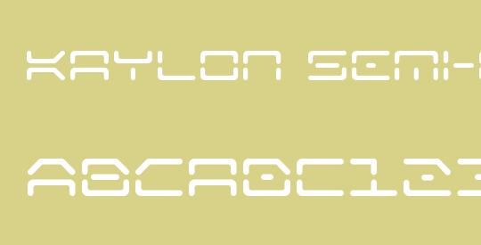 Kaylon Semi-Bold