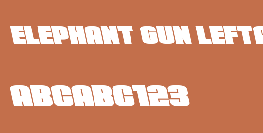 Elephant Gun Leftalic