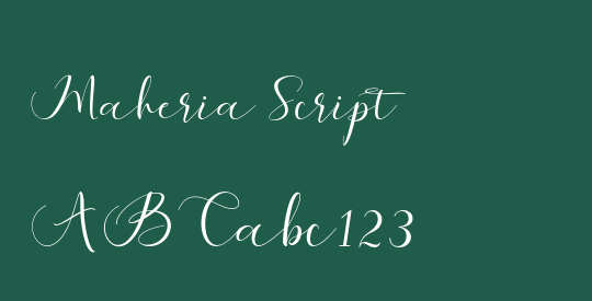 Maheria Script
