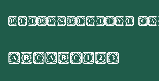 Retrospective Capitals 9