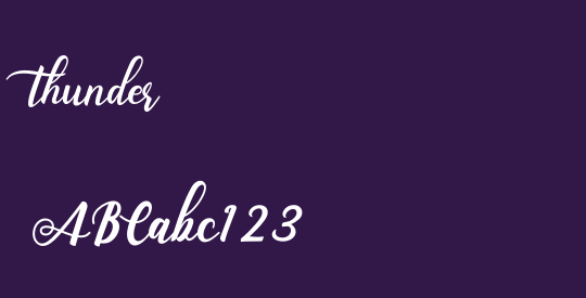 thunder