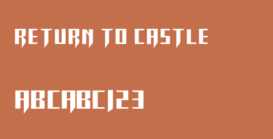 RETURN TO CASTLE