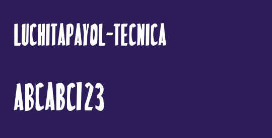 LuchitaPayol-Tecnica