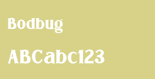 Bodbug