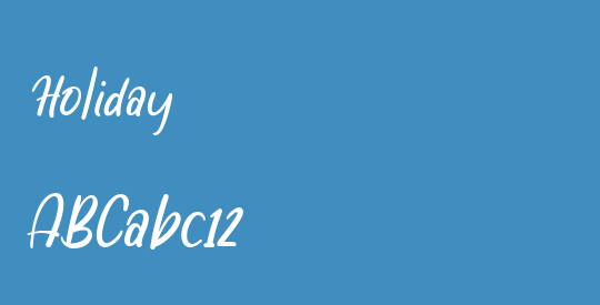Holiday