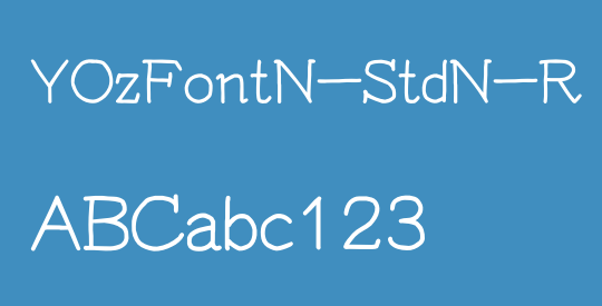 YOzFontN-StdN-R