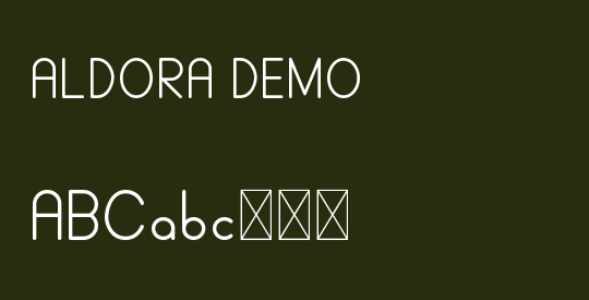 ALDORA DEMO