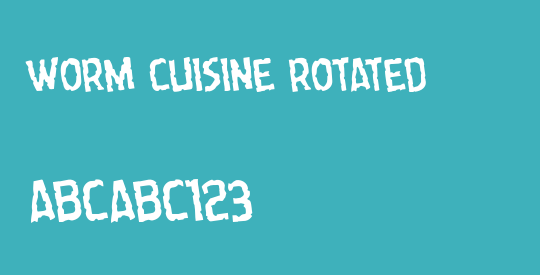 Worm Cuisine Rotated