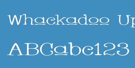 Whackadoo Upper Wide