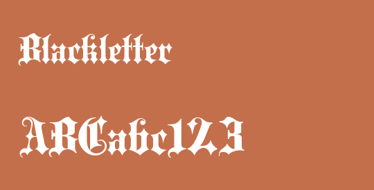 Blackletter