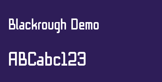 Blackrough Demo