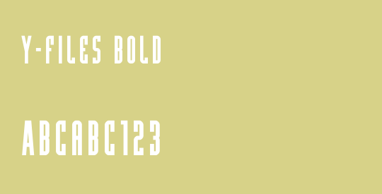 Y-Files Bold