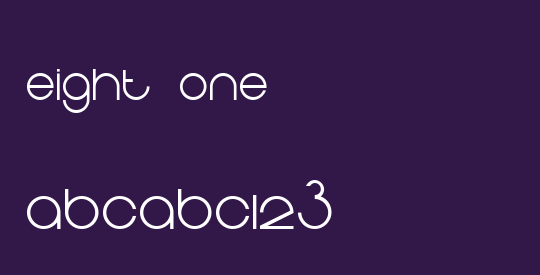 Eight One