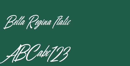 Bella Regina Italic